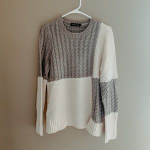 2-toned Sweater